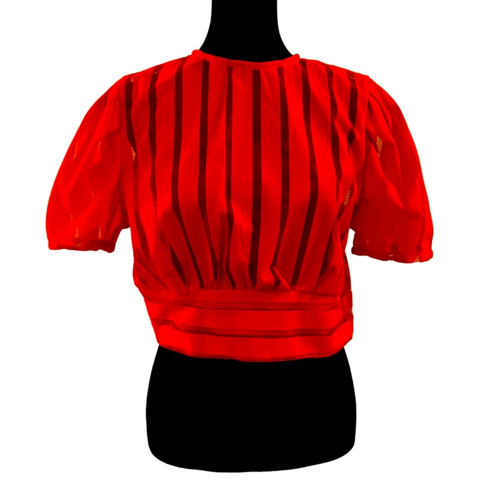 NWT CBR Red Crop Top - Women’s Size X - Large
